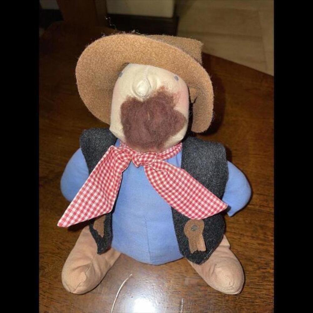 Rare Overly‎ Raker Collectible Beanie 8” Plush Doll Prospector